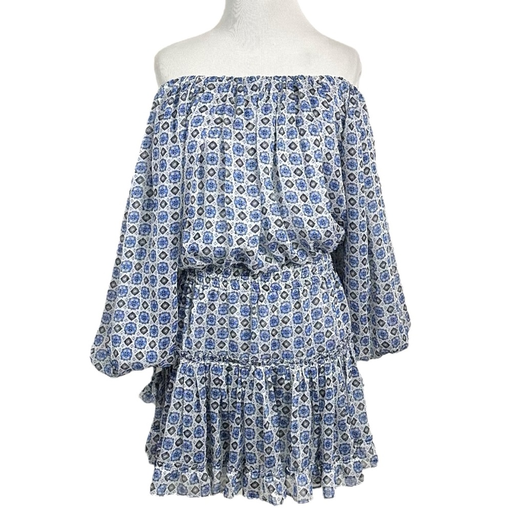 Misa Bohemian Zonia Mini Dress Size Small NWT Ruffles Flowy Summer Fairy Flirty - Picture 7 of 13